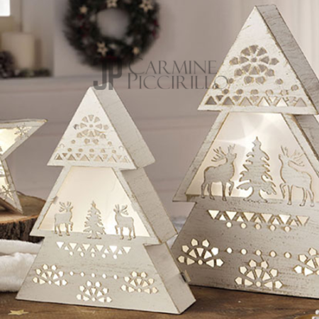 Albero in legno led L'OCA NERA